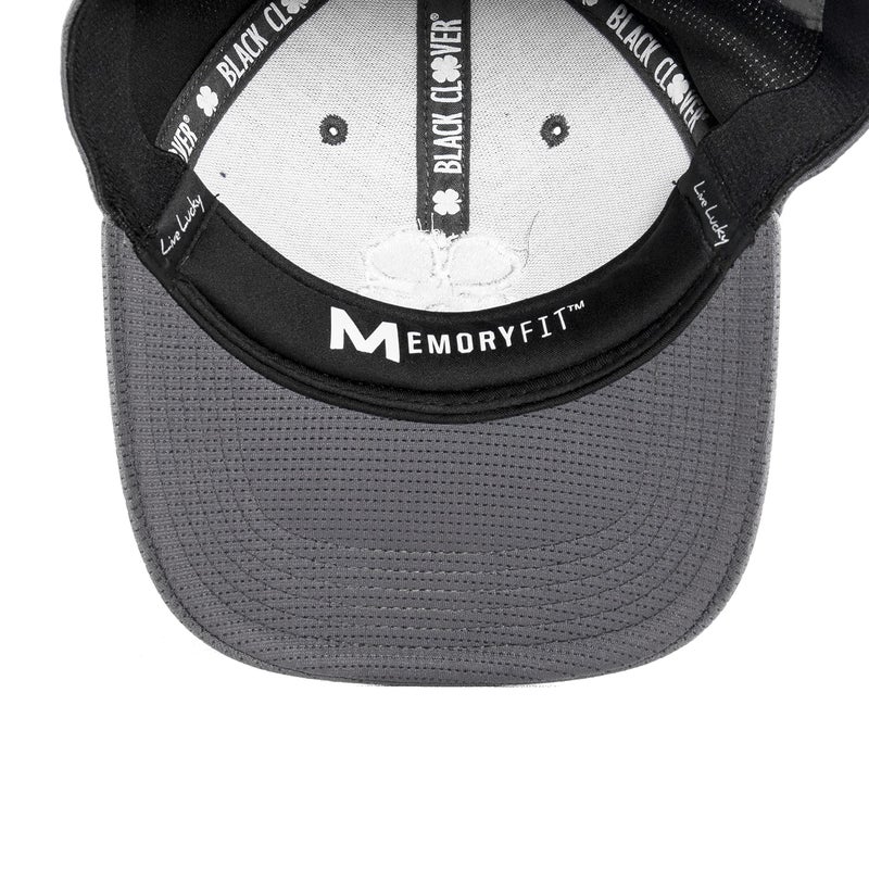Black Clover Iron X Steel Hat White Clover/Titanium LG/XL - Image 4