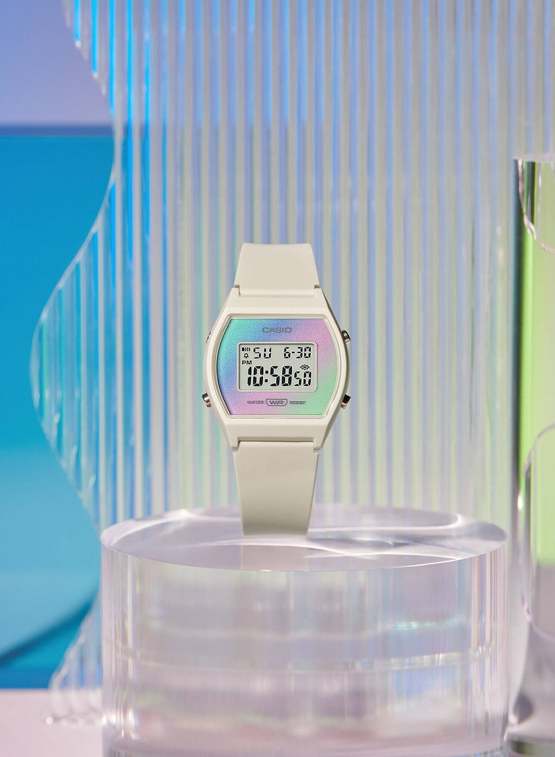 CASIO Women's Resin Band Digital Watch LW-205H-8A-39 mm - Image 2