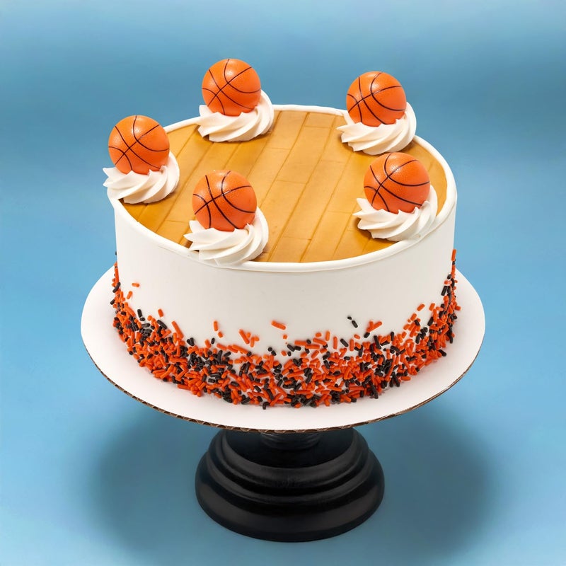 DECOPAC 3D Basketball Rings, Cupcake Decorations, Food Safe Cake Toppers â€“ 24 Pack - Image 2