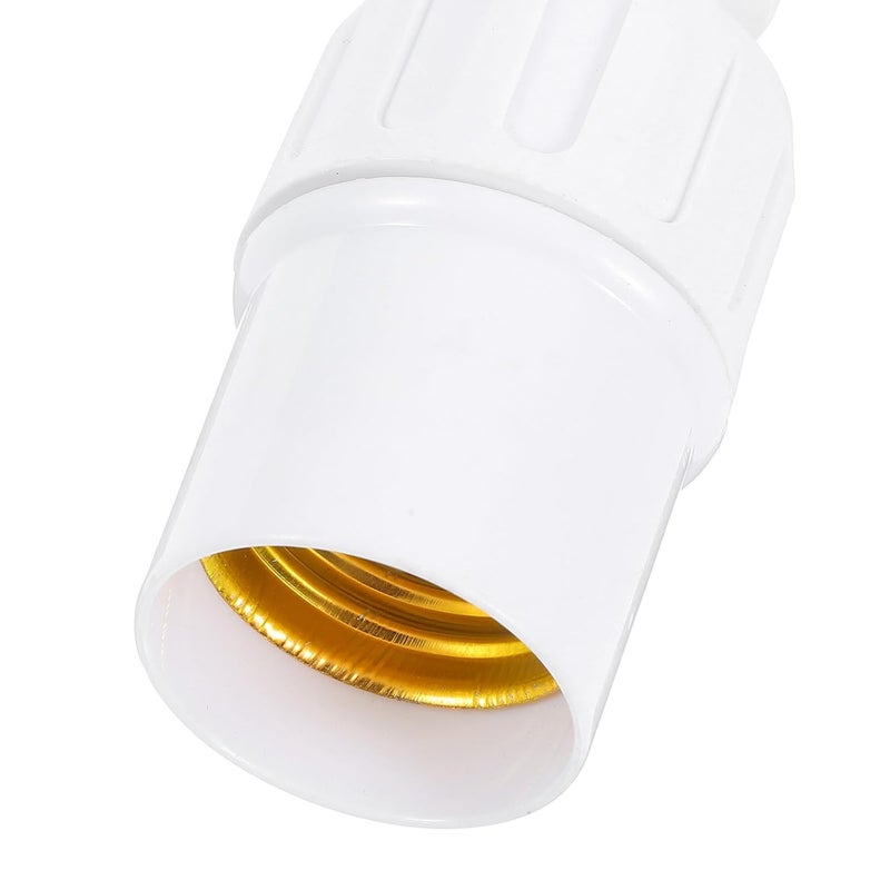 4Pcs Light Bulb Extender Socket Adapter E27 to E27 with Swivel Head, Electric Socket Extender for Indoor Home and Office Lighting Accessories - Image 3