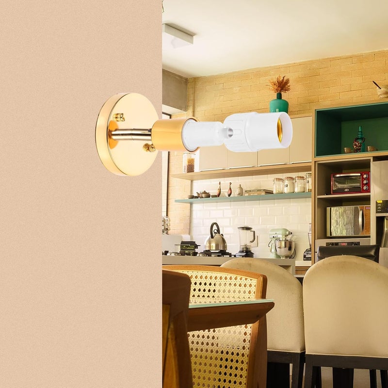 4Pcs Light Bulb Extender Socket Adapter E27 to E27 with Swivel Head, Electric Socket Extender for Indoor Home and Office Lighting Accessories - Image 5