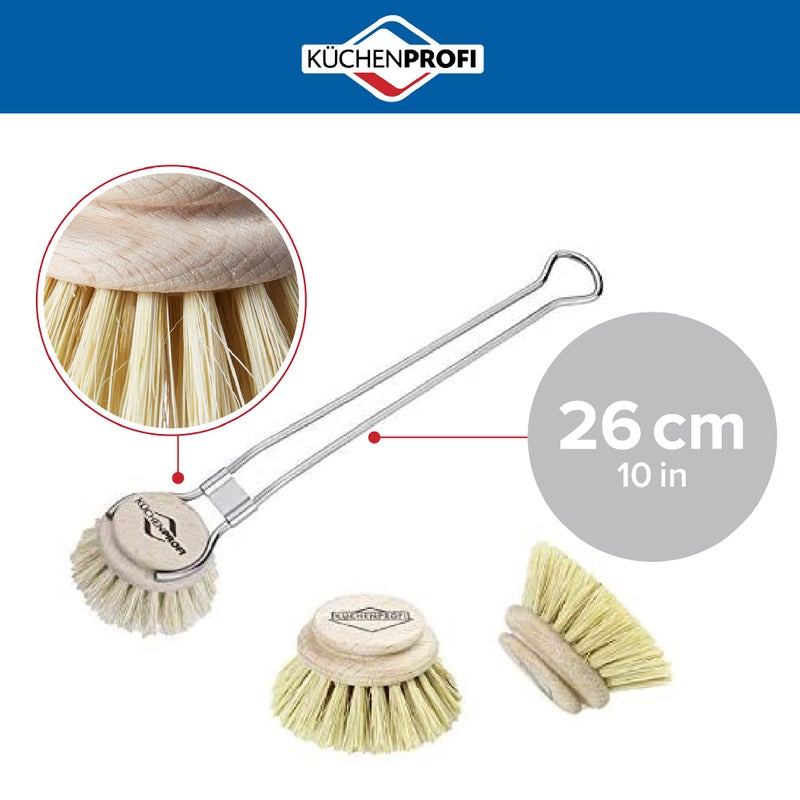 Küchenprofi Kuchenprofi Classic Dishwashing Brush And 2-Pack Replacement Refill - Image 2