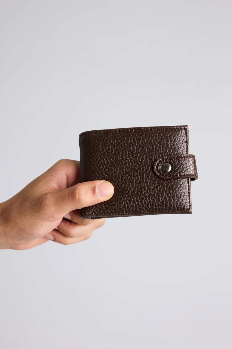 ديفاكتو Man Faux Leather Wallets