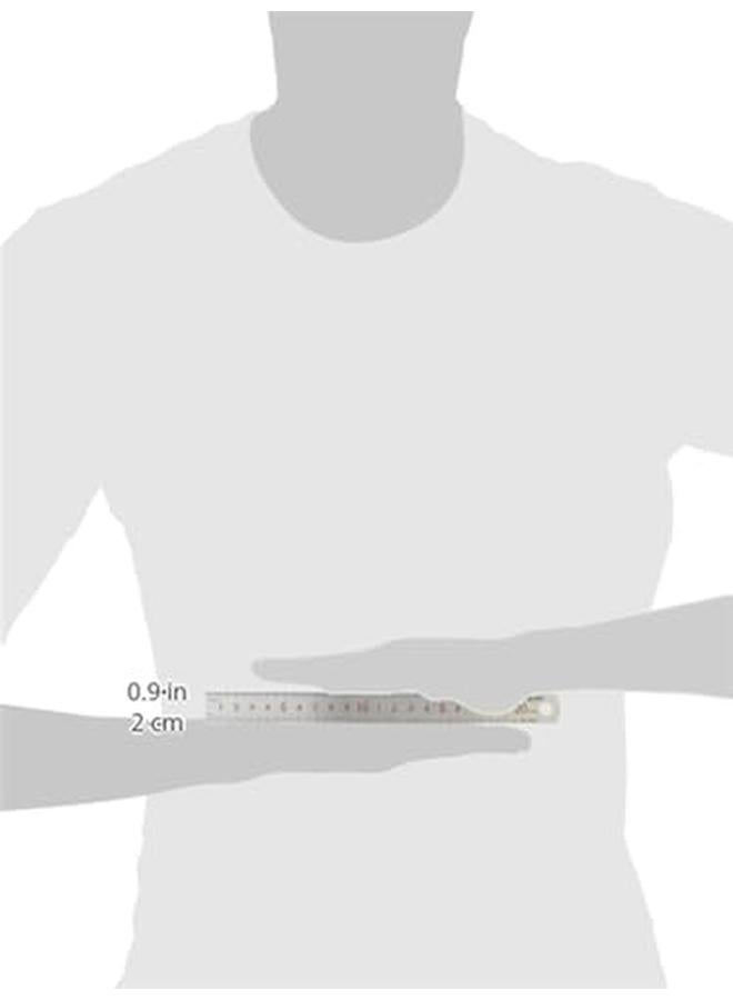 Deli Steel Ruler 20 Cm - Image 4