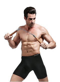 AOELEMENT Boxer Briefs Black Color for Men Six  pcs Pack  - Image 3