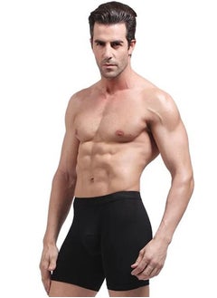 AOELEMENT Boxer Briefs Black Color for Men Six  pcs Pack  - Image 2