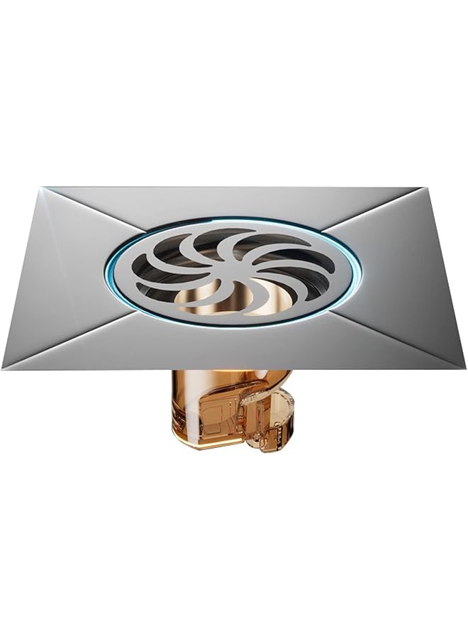 The Bros Odor Proof Floor Drain, Shower Floor Drain Backflow Preventer, Shower Floor Drain Drain Core Plug, Stainless Steel Floor Drains with Filter Trap Seal Hair Catcher Stopper, for Bathroom Kitchen  - Image 1