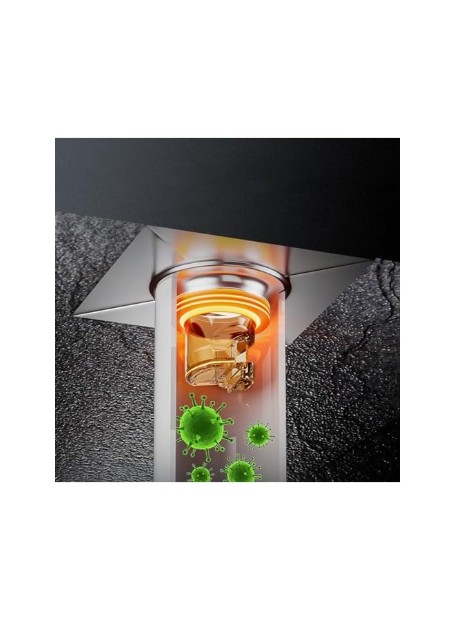 The Bros Odor Proof Floor Drain, Shower Floor Drain Backflow Preventer, Shower Floor Drain Drain Core Plug, Stainless Steel Floor Drains with Filter Trap Seal Hair Catcher Stopper, for Bathroom Kitchen  - Image 3