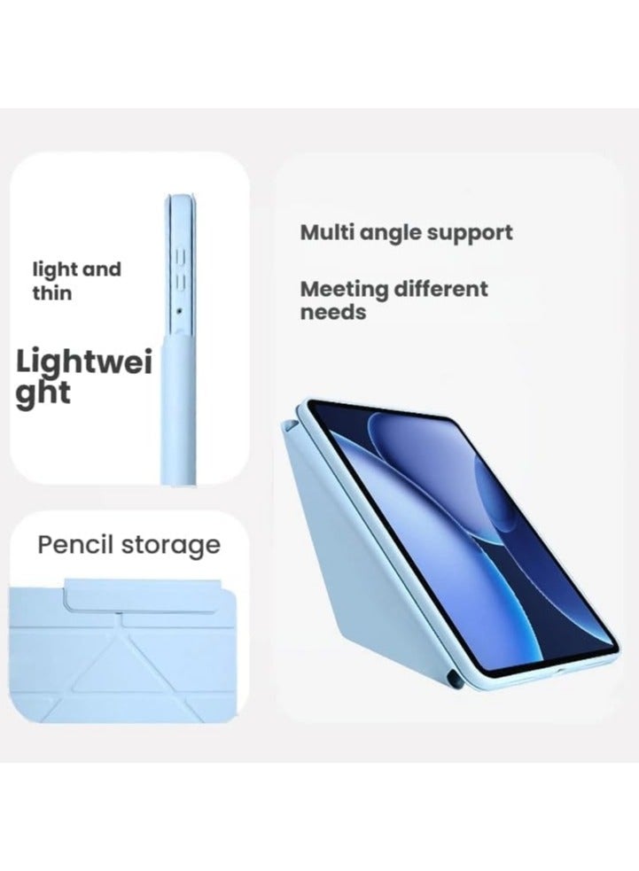 عام الغلاف الواقي المتوافق مع OPPO Pad 5 (12.1-inch) 2025 اللوحي - غلاف جلدي قابل للتحويل والطي مقاوِم للصدمات - Image 2