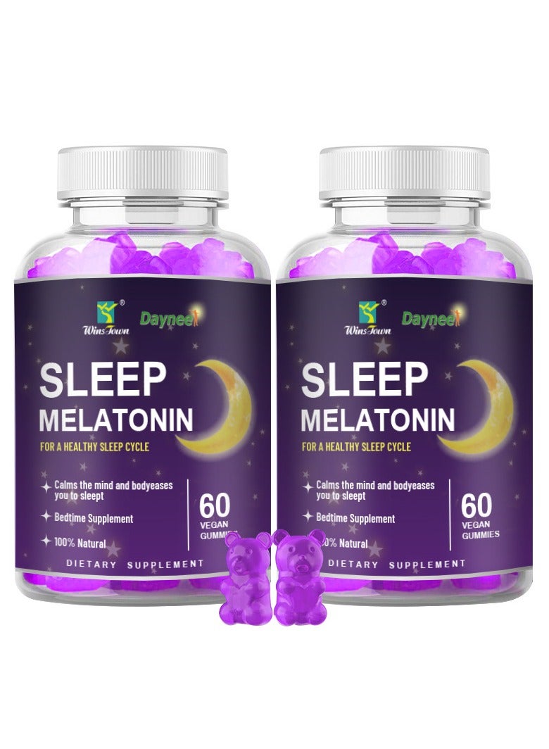 Wins Town Wins Town Natural Vegan Melatonin Gummies - to Support a Healthy Sleep Cycle  - Image 1