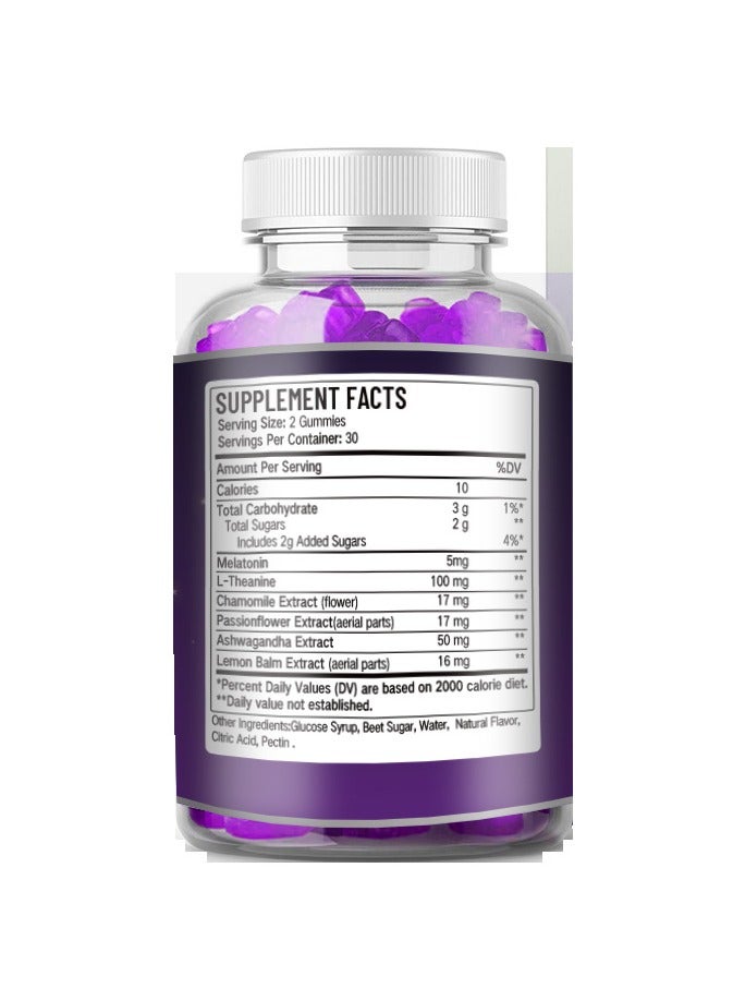 Wins Town Wins Town Natural Vegan Melatonin Gummies - to Support a Healthy Sleep Cycle  - Image 3