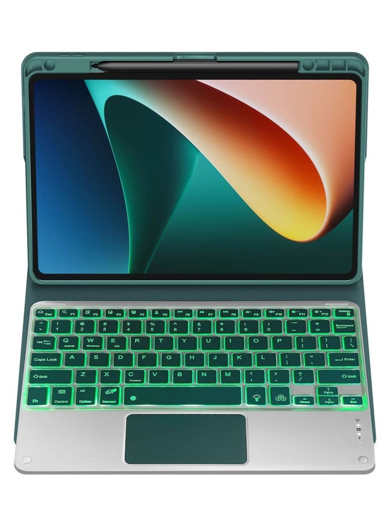 كابتن تيك Detachable Slim Wireless Resistant Proof Keyboard Case for Xiaomi Mi pad 5/Mi pad 5 Pro 11inch - Image 5