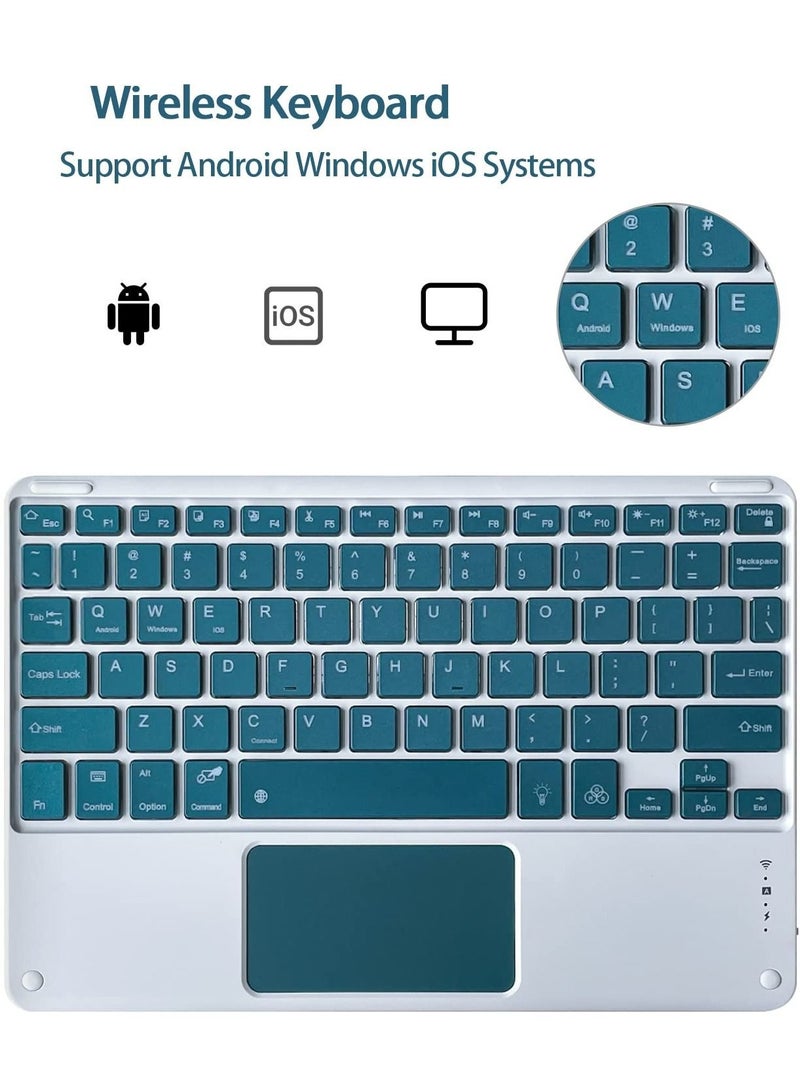 كابتن تيك Detachable Slim Wireless Resistant Proof Keyboard Case for Xiaomi Mi pad 5/Mi pad 5 Pro 11inch - Image 4