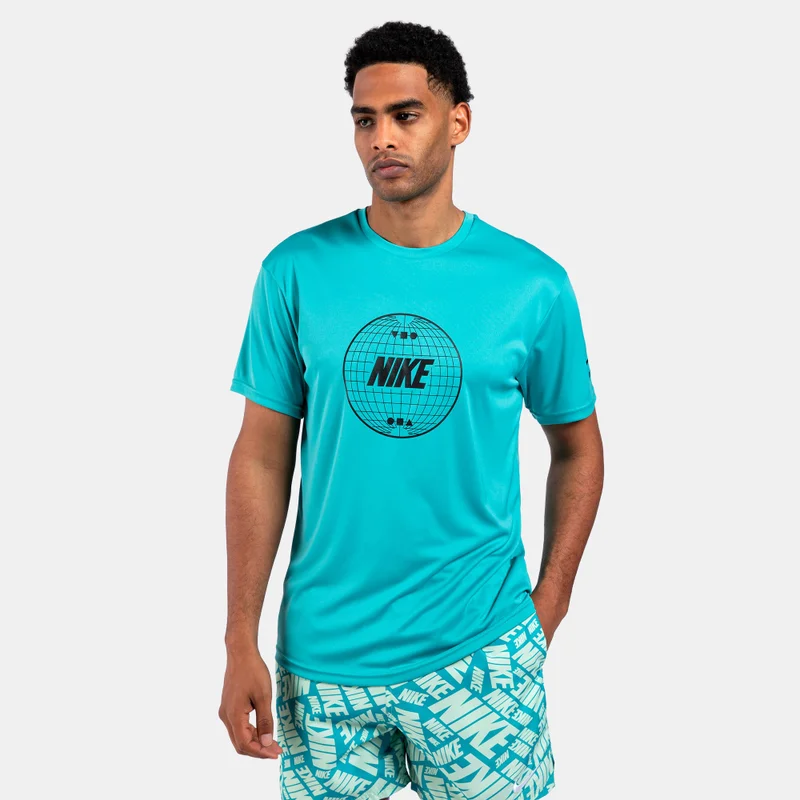 Nike Men's Printed Hydroguard Swimming T-Shirt