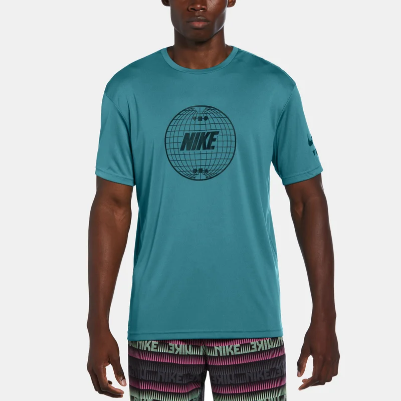 Nike Men's Printed Hydroguard Swimming T-Shirt