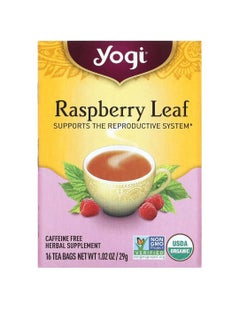 Yogi Tea Raspberry Leaf Caffeine Free 16 Tea Bag-29 g  - Image 1