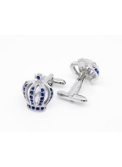 Royal Crown Blue Crystal Cuff Links For Men Lady In Gift Box Unisex Cufflinks For Business Wedding Anniversary Dress - pzsku/Z466E165499E2262BE28EZ/45/_/1735816682/c97ae7b1-c346-42c3-a699-77807534847d