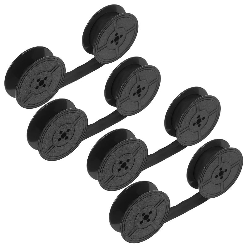 Universal 4 Pack Dual Shaft Typewriter Ink Ribbon Spool Refill For Vintage Mechanical Typewriters And Calculators - Image 2