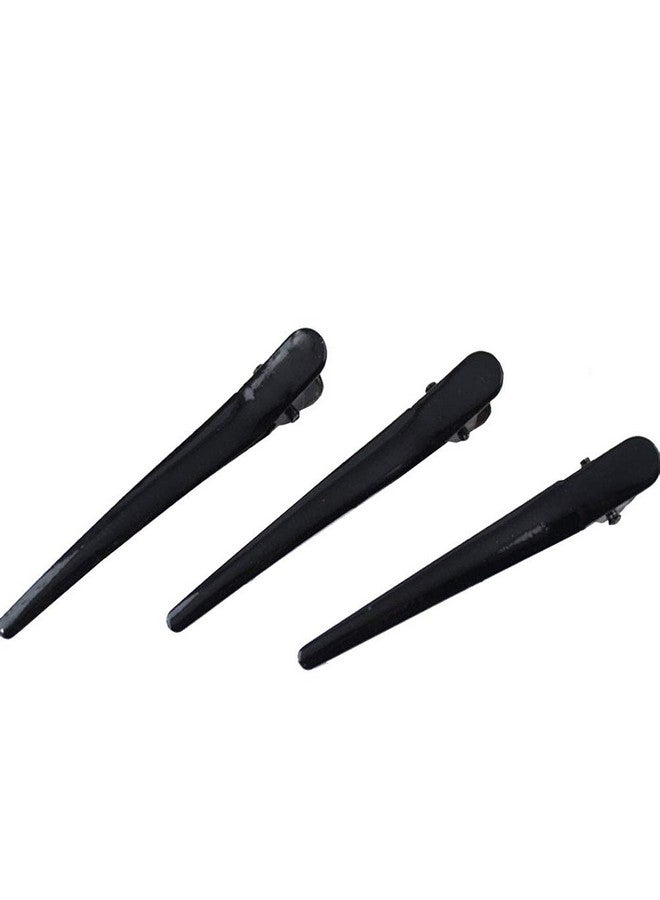 Teensery 50 Pcs 3 Inch Hair Clips Black Metal Alligator Hair Clips Without Teeth For Hair Care Hair Salon Diy Accessories Hairpins And More - Image 2