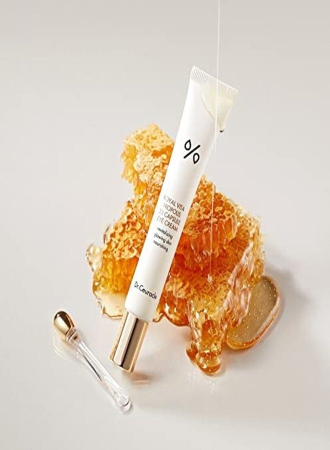 leegeehaam Dr.Ceuracle Royal Vita Propolis 33 Capsule Eye Cream with Applicator (20ml / 0.67 fl. oz.) - Soothing, Hydrating Eye Serum Cream, Dark Circle Relief - Image 2