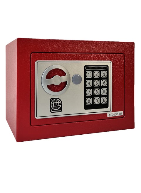 LG Safebox Code 17EF 17*23*17CM  Red Colour Home Office Safebox