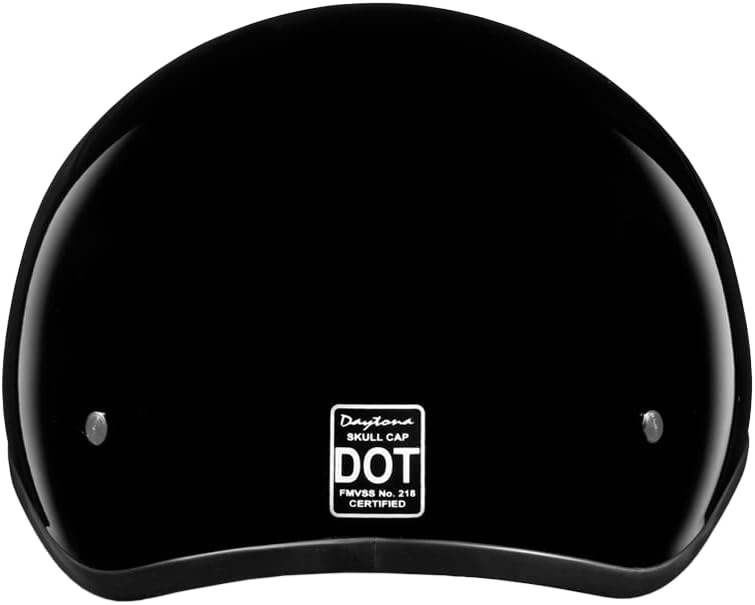 Daytona Helmets Daytona Half Skull Cap Motorcycle Helmet - DOT Approved - Image 4