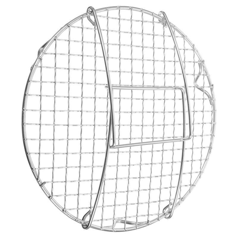 Stainless Steel Steamer Rack with Handles for Rice Cooker Air Fryer Space Saving - Image 2