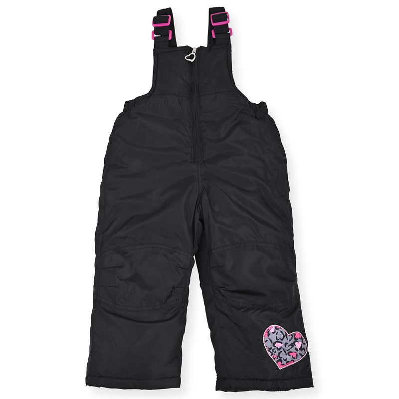 Arctic Quest Girls' Bib Snow Pants and Ski Jacket Water-Resistant Snowsuit For Kids Winter Hooded Jacket, Grey, 5-6 - Image 5