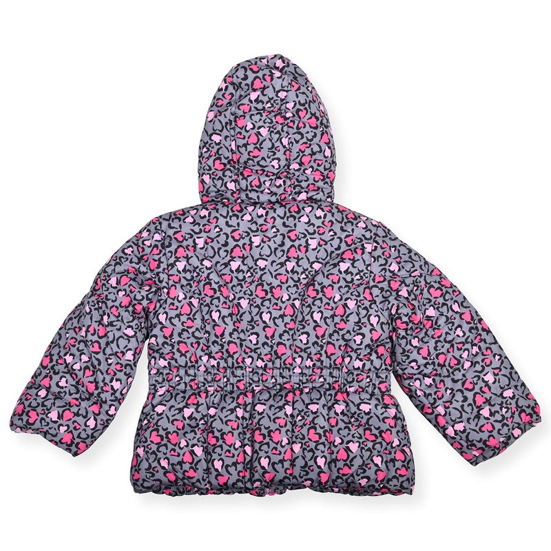 Arctic Quest Girls' Bib Snow Pants and Ski Jacket Water-Resistant Snowsuit For Kids Winter Hooded Jacket, Grey, 5-6 - Image 3