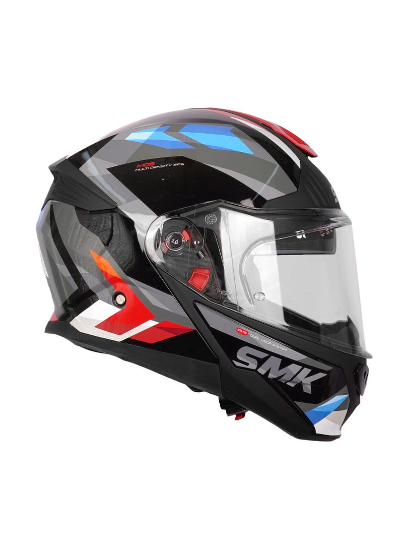 SMK Gullwing Charger GL 263 Flip-Up Helmet with Sun Visor - 70008 - Image 1