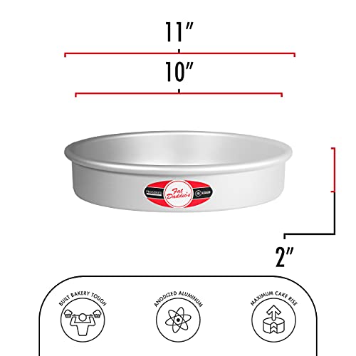 Fat Daddio's Anodized Aluminum Round Cake Pan, 10 x 2 Inch - Image 3
