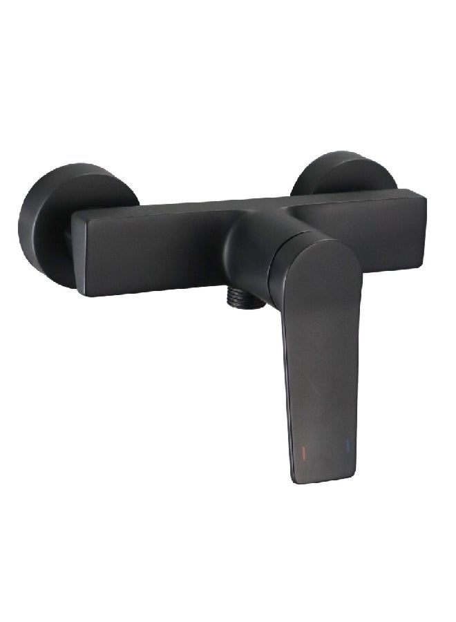 Aqua Drop Durable Modern Design Single Handle Solid Brass Shower Mixer Black 1 x 1 x 1 cm JS-622504B