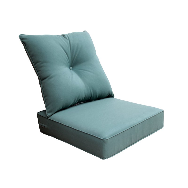 BOSSIMA BOSSIMA IndoorOutdoor Deep Seat Chair Cushion SetSpringSummer Seasonal Replacement Cushions Olefin Taupe 