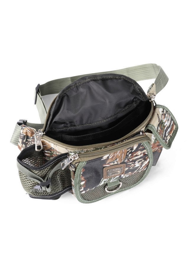 NIBEMINENT Waterproof Fishing Tackle Waist Pack Bag 11.8x3.5x5.5inch - Image 3