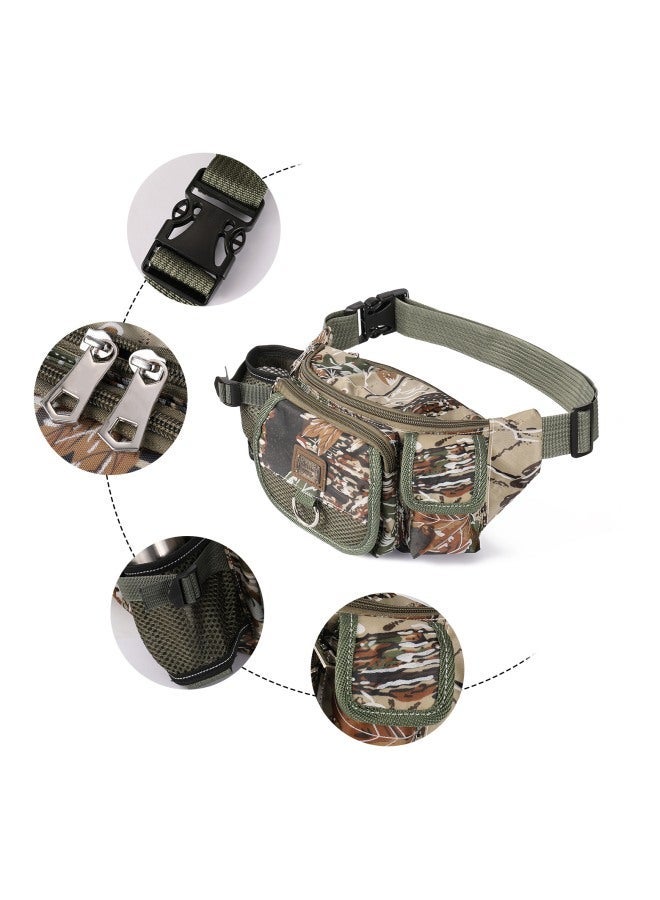 NIBEMINENT Waterproof Fishing Tackle Waist Pack Bag 11.8x3.5x5.5inch - Image 4