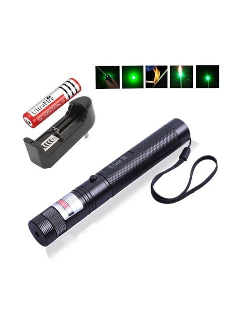 1-Piece Five Different Cool Starlight Modes High Power Long Range Powerful Laser Pointer,Flashlight Green Pointer Pen Rechargeable High Power Laser Pointer for Teaching Outdoor Hunting