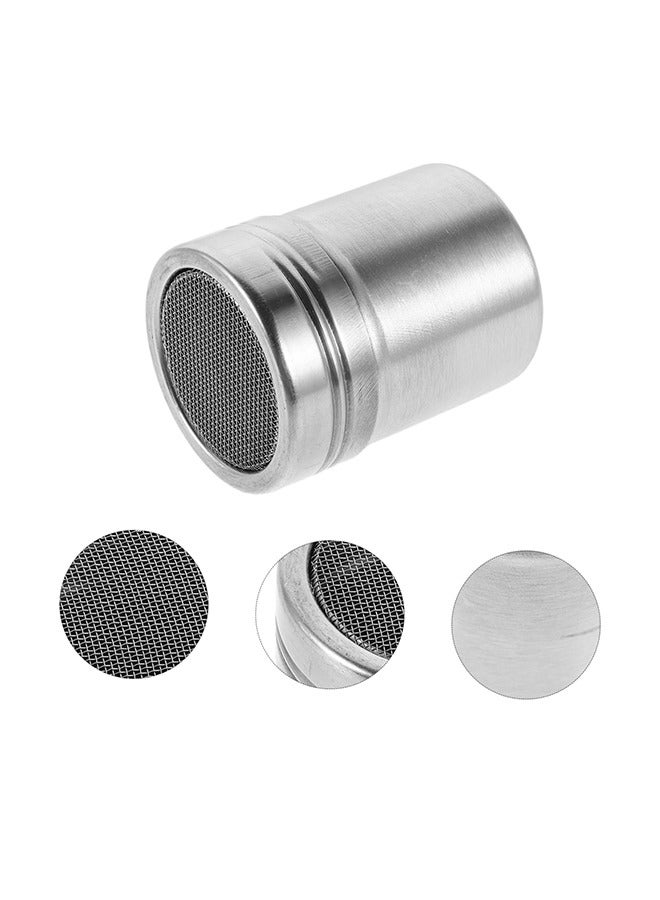 3pcs Stainless Steel Seasoning Shaker Powder Dispenser for Sugar Cocoa and Flour for Baking and Cooking - Image 5