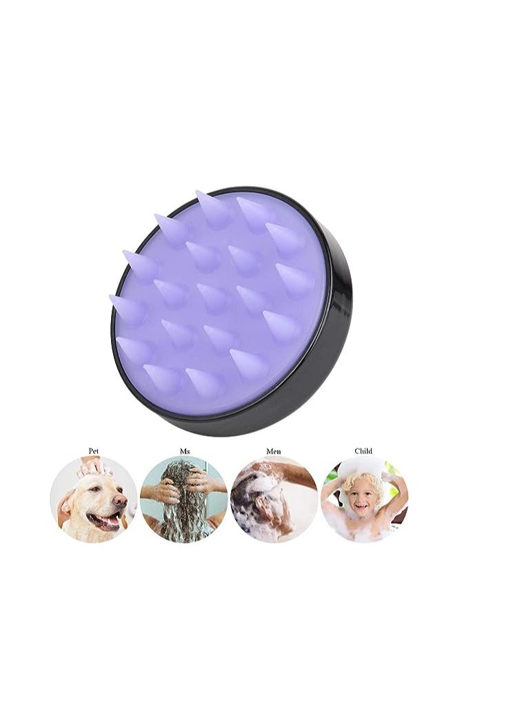 ORiTi ORiTi Silicone Hair Scalp Massager Shampoo Brush Dandruff Cleaning Brush Scalp Scrubber for Washing Hair (Mix Color)  - Image 2