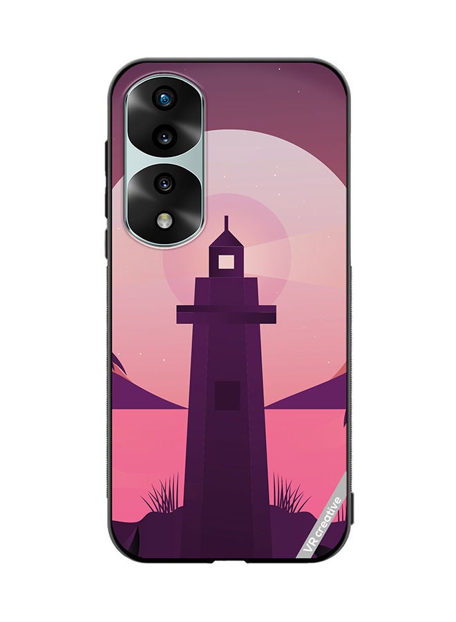 VR CREATIVE Protective Case Cover For Honor 70 Pro plus Lake House Design Multicolour - Image 1