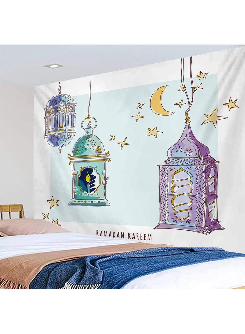 general Ramadan Kareem Printed Home Hanging Blanket Living Room Bedroom Tapestry Home Decor Bedroom Wall Decor Multiple Specifications - Image 5