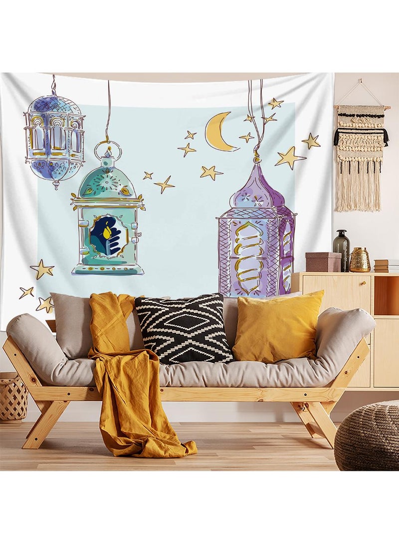 general Ramadan Kareem Printed Home Hanging Blanket Living Room Bedroom Tapestry Home Decor Bedroom Wall Decor Multiple Specifications - Image 4