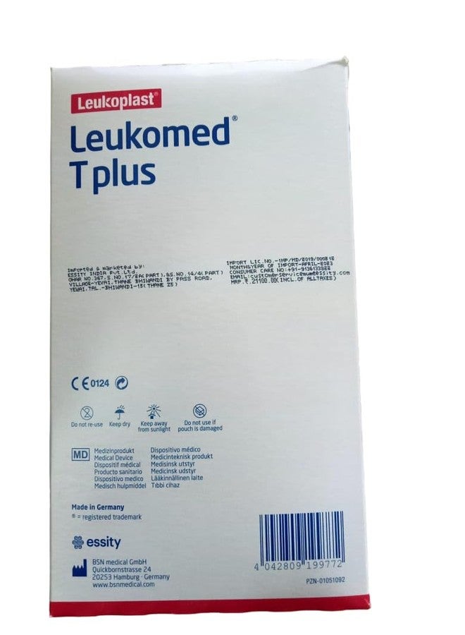 ضمادة جروح Leukomed T Plus، مقاس 8 سم × 15 سم، عبوة من 15 ضمادة... - Image 4