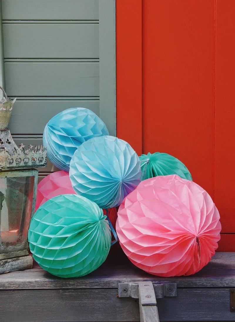 Talking Tables Pastel Paper Honeycomb Hanging Decor