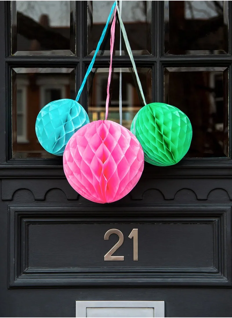 توكينج تيبلز Pastel Paper Honeycomb Hanging Decor