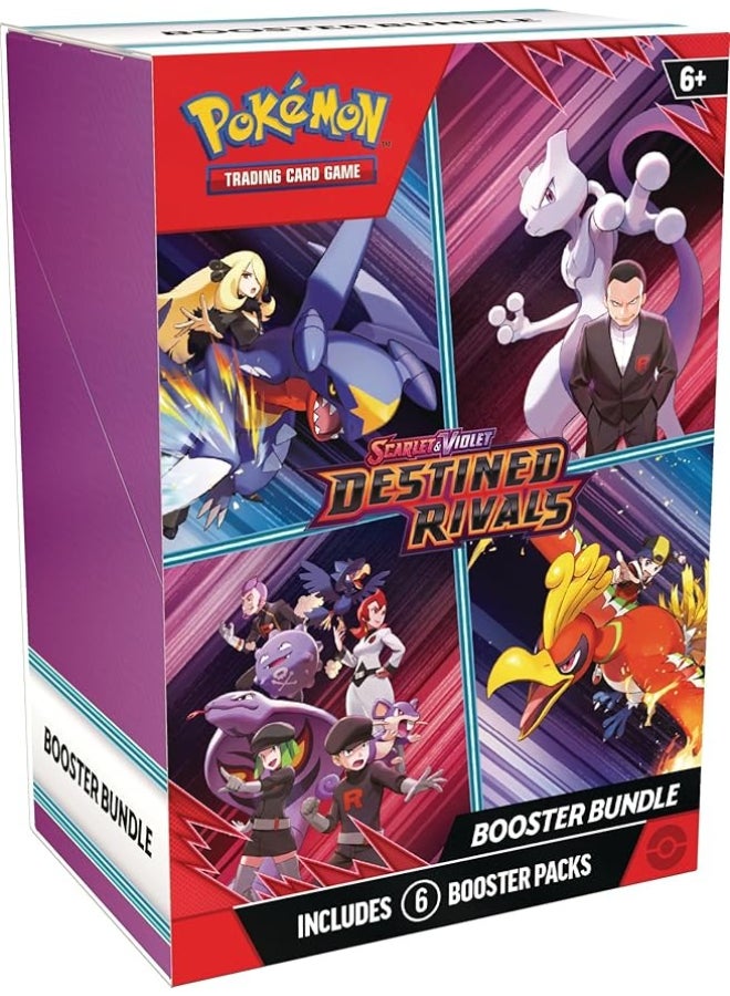 Pokemon Pokémon TCG Scarlet & Violet—Destined Rivals Booster Bundle, 6 Booster Packs, 60 Trading Cards, Collectible Card Game Expansion - Image 2