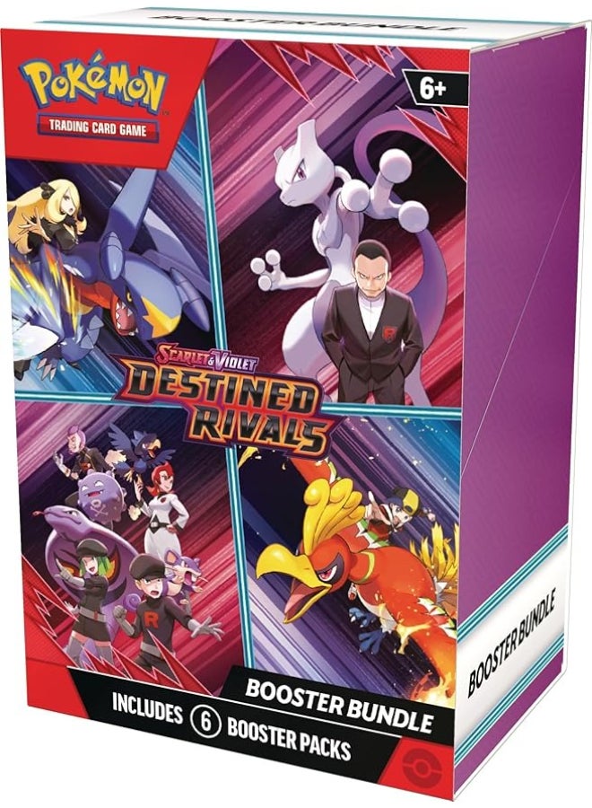 Pokemon Pokémon TCG Scarlet & Violet—Destined Rivals Booster Bundle, 6 Booster Packs, 60 Trading Cards, Collectible Card Game Expansion - Image 1