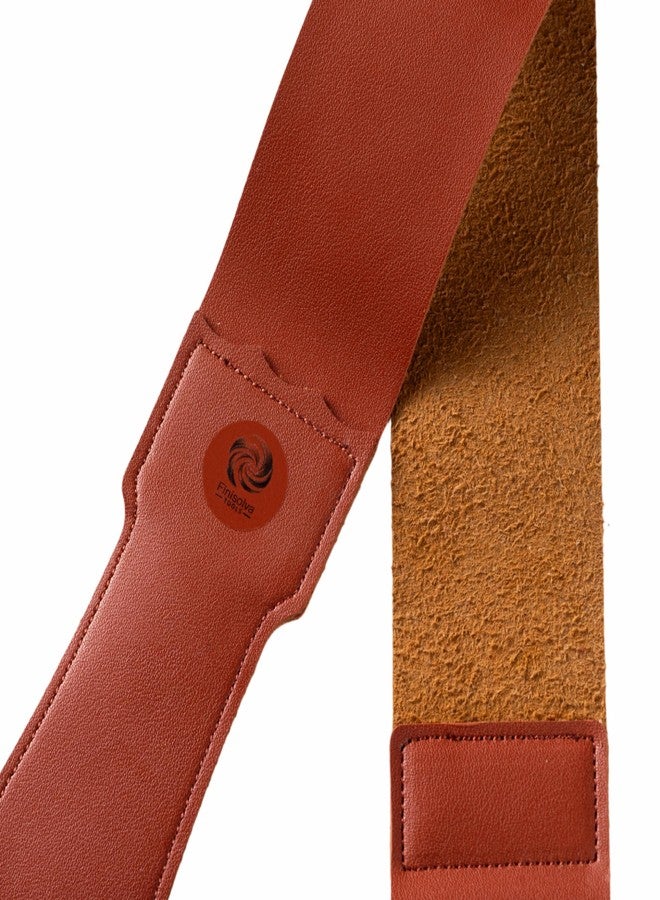 Finisolva Leather Razor Strop Strap for Straight Razors, Knives & Chisels, 18.5" x 1.97" Hanging Sharpening Strop with Handle and Swivel Loop, Brown, for Finisolva Diamond Pastes - Image 3