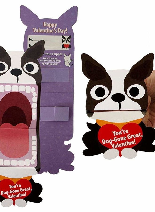 Playhouse Big Mouth Puppet Pets 28 Card Super Valentine Exchange Pack for Kids with Mailable Envelopes - Image 2