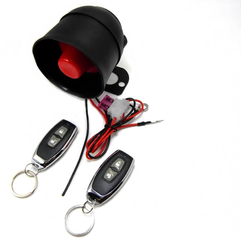 Universal Car Alarm: 12 V 125DB 433.92MHZ - Easy Non-Destructive Installation Sensitivity Adjustable Car Alarm System for 12 V SUV Small Van Electric Tricycle Electromobile - Image 1