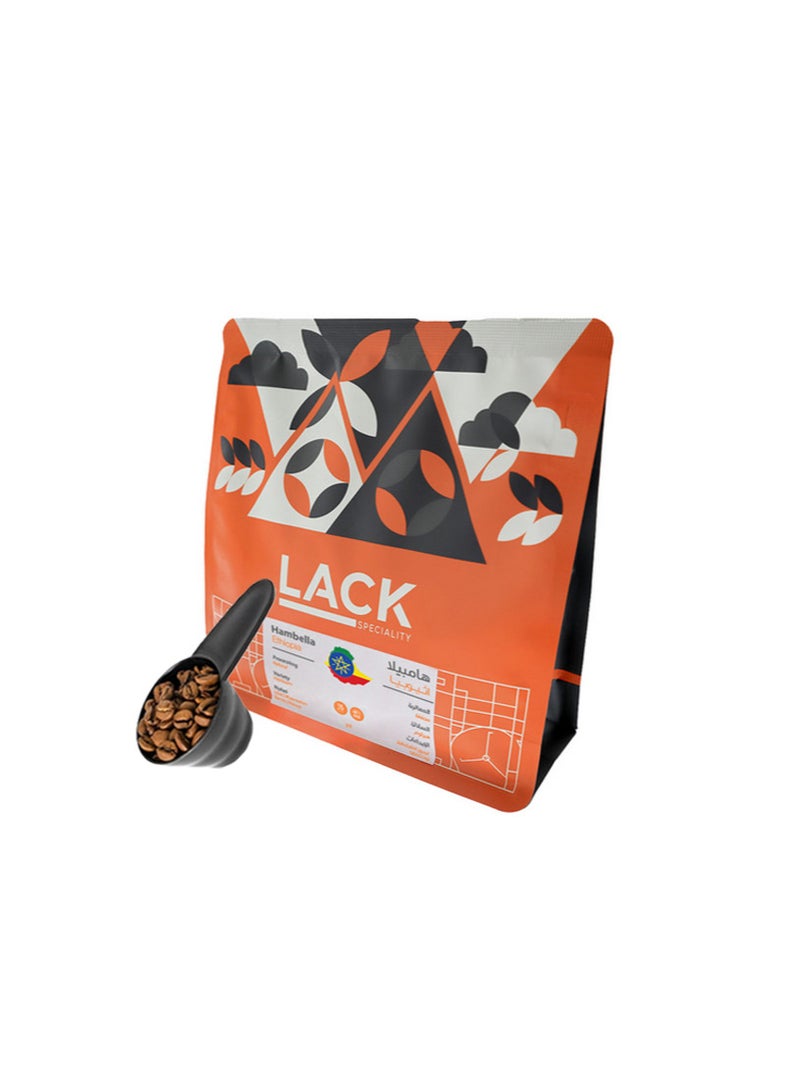 LACK SPECIALITY Coffee bean hambela ethiopia 250G for Espresso And Filter 250G Unground roasted coffee beans for specialty coffee With a coffee scale spoon  - Image 1